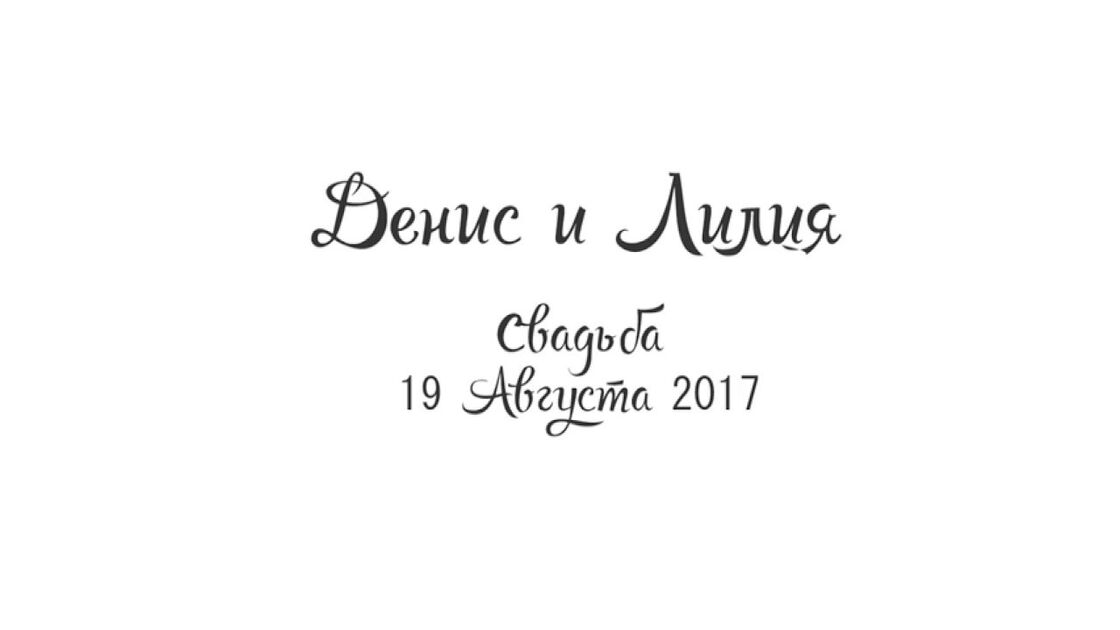 The wedding of Liliya and Denis — Wedding in 360°